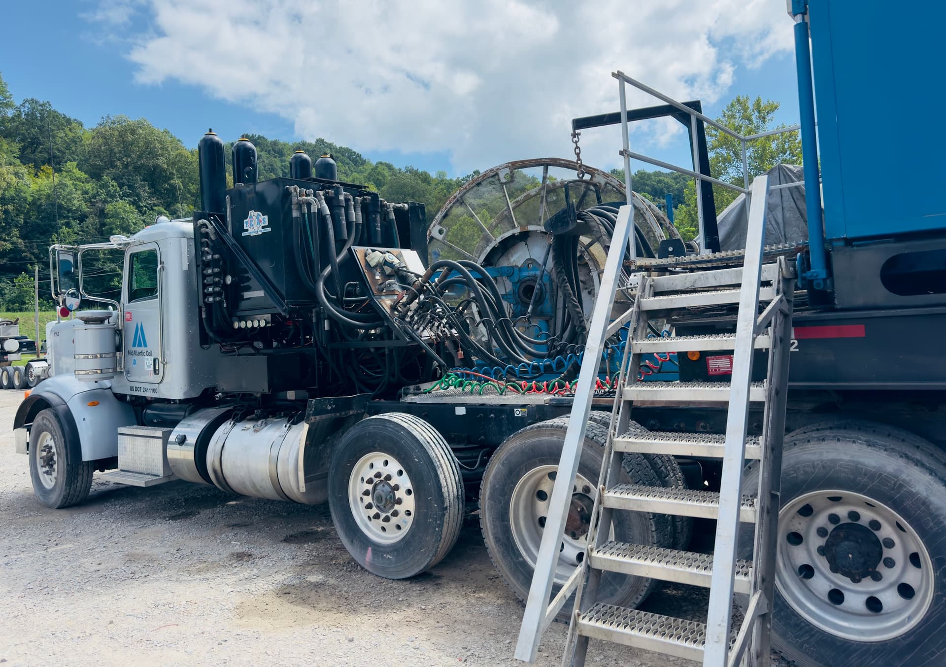 2015 Peterbilt 367 Tri-Drive with CTU Wet Kit