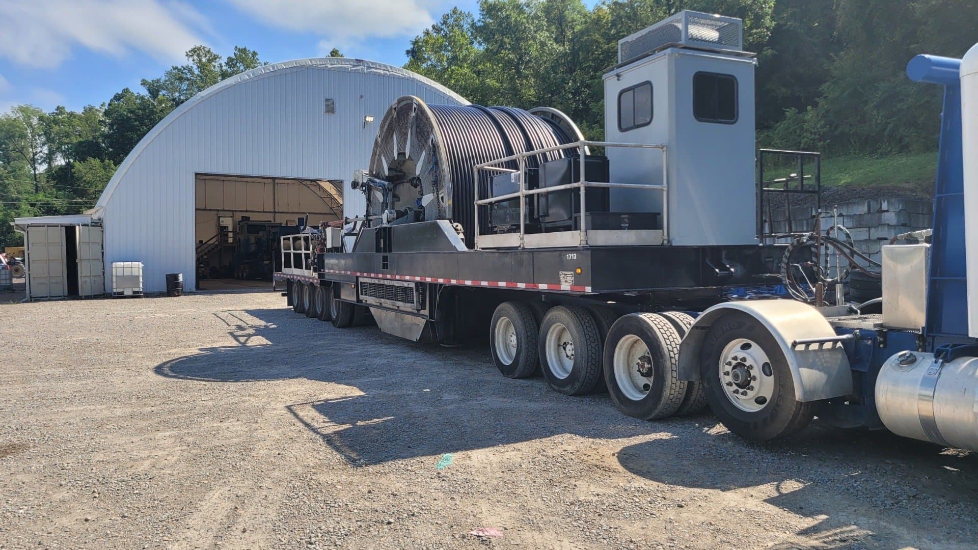 NOV - Coiled Tubing Reel trailer